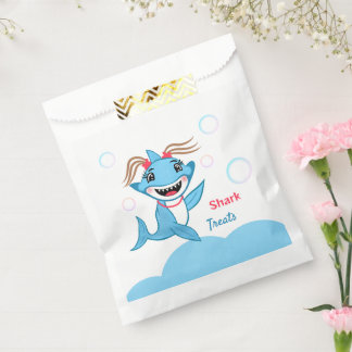 Happy Shark Family Thank You Favour Bag