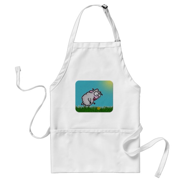 Happy Sheep Apron (Front)