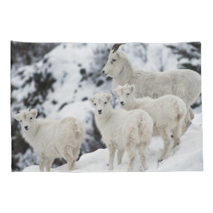Happy Sheep Family Pillowcase