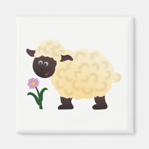 Happy Sheep Magnet