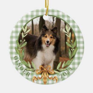 Sheltie christmas hot sale ornaments