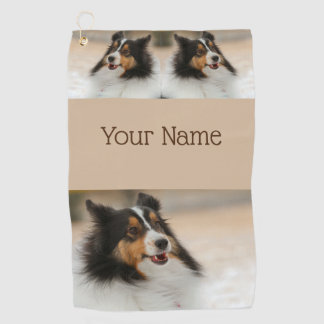 Happy Shelty Golf Towel