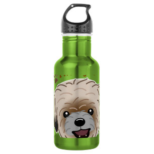 Happy Shih Tzu Dog Lover I Woof You Paws 532 Ml Water Bottle