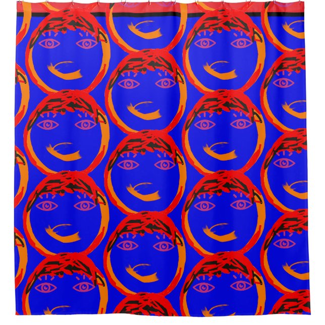 HAPPY Shower Curtain! (Front)