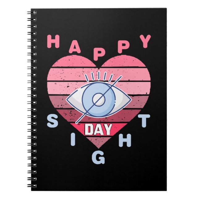 Happy Sight Day Notebook (Front)