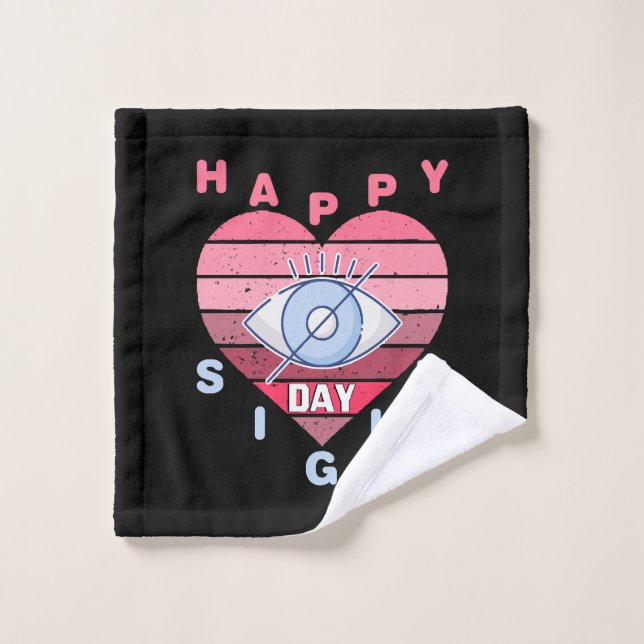Happy Sight Day Wash Cloth (Wash Cloth)