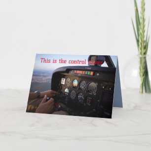 HAPPY SKIES BIRTHDAY CARD