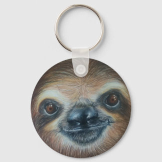 HAPPY SLOTH KEY RING! KEYCHAIN