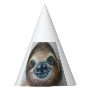 HAPPY SLOTH! party hat