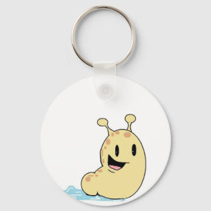 happy slug keychain