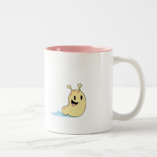 happy slug Two-Tone coffee mug
