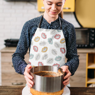 Happy Smile Lips Apron