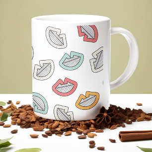 Happy Smile Lips Coffee Mug
