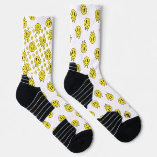Happy smiley Faces Pattern Socks