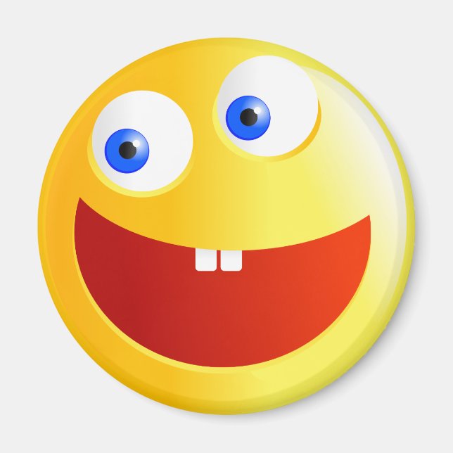 Happy Smilie Magnet (Front)
