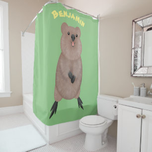 Happy smiling cute quokka cartoon design