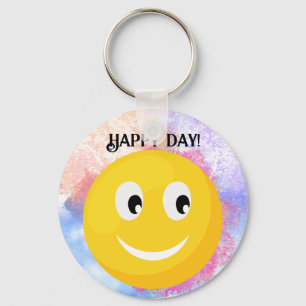Happy Smiling Face  Keychain
