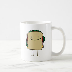 Happy Smiling Sandwich - Classic Coffee Mug