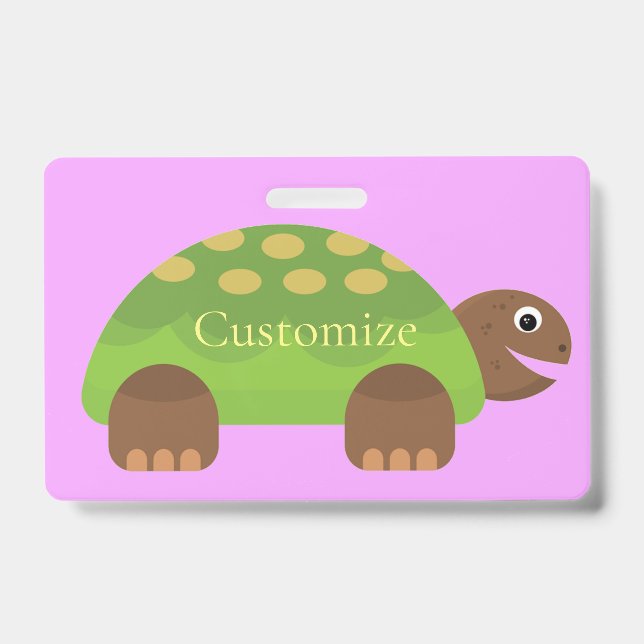 Happy Smiling Turtle Thunder_Cove Badge (Front)
