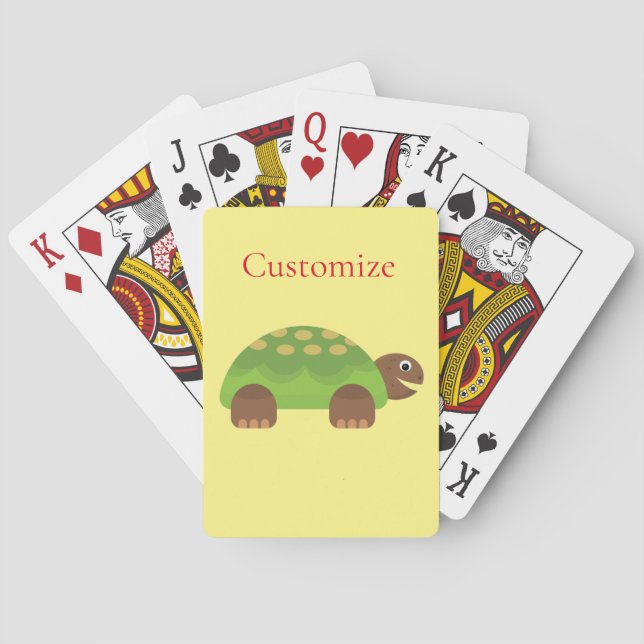 Happy Smiling Turtle Thunder_Cove Playing Cards (Back)