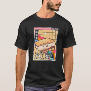 Happy Smore Digital Japan Style 80S Otaku Anime Va T-Shirt