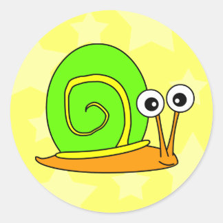 Happy Snail Stickers