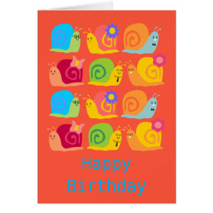 Happy snails cute snails