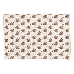 Happy Snails Pillow Case - Your Colour