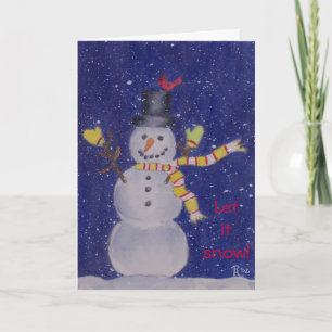 Happy Snow Greeting Card