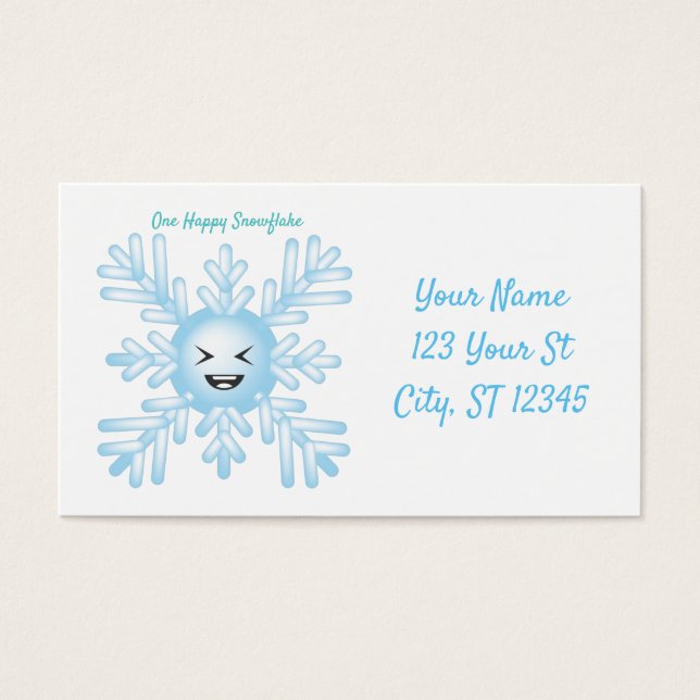 Happy Snowflake Emoticon Thunder_Cove (Front)