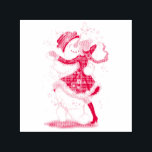 Happy Snowman and Girl Dance Tango Christmas Party Self-inking Stamp<br><div class="desc">Happy Snowman and Girl Dance Tango Christmas Party Fun Cartoon Drawing - Choose / Add Your Unique Text / Name / Colour - Make Your Special Gift - Resize and move or remove and add elements / text with customization tool ! Drawing and Design by MIGNED. Please see my other...</div>