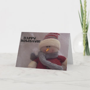 HAPPY SNOWMAN CARD