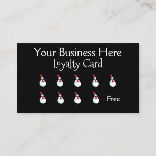 Happy Snowman Christmas Loyalty