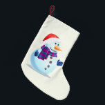 Happy Snowman Christmas Stocking<br><div class="desc">Happy Snowman - Merry Christmas</div>