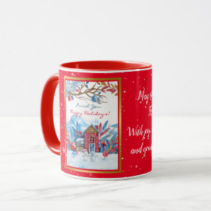 Happy Snowman Customize Mug