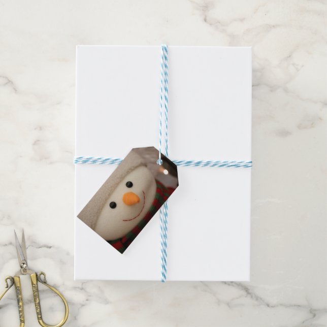 Happy Snowman Tags (With Twine)