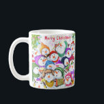 Happy Snowmans Christmas Coffee Mug<br><div class="desc">Coffee Mugs with Happy Snowmans Merry Christmas Party Funny Drawing Cartoon Snowman Celebration - or Choose / Add Your Unique Text / Font / Colour - Make Your Special Mugs Gift - Resize and move or remove and add elements / image with Customization tool ! - Drawing and Design by...</div>
