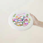 Happy Snowmans Christmas Frisbee<br><div class="desc">Christmas Frisbee with Happy Snowmans Merry Christmas Party Funny Drawing Cartoon Snowman and Text - Choose / Add Your Unique Text / Font / Colour - Make Your Special Frisbees Gift - Resize and move or remove and add elements / image with customization tool ! - Drawing and Design by...</div>