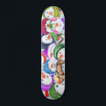 Happy Snowmans Christmas Skateboard<br><div class="desc">Skateboards with Happy Snowmans Merry Christmas Party Funny Drawing Cartoon Snowman Celebration Skateboard - or Choose / Add Your Unique Text / Font / Colour - Make Your Special Gift - Resize and move or remove and add elements / image with customization tool ! - Drawing and Design by MIGNED....</div>