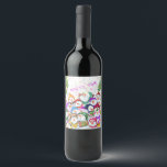 Happy Snowmans Merry Christmas Party Funny Drawing Wine Label<br><div class="desc">Happy Snowmans Merry Christmas Party Funny Drawing Cartoon Snowman and Text - Choose / Add Your Unique Text / Font / Colour - Make Your Special Gift - Resize and move or remove and add elements / image with customization tool ! - Drawing and Design by MIGNED. You can also...</div>