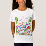 Happy Snowmans Merry Christmas Party Kids T-Shirt<br><div class="desc">Happy Snowmans Merry Christmas Party Funny Drawing Cartoon Snowman and Text - Choose / Add Your Unique Text / Font / Colour - Make Your Special Gift - Resize and move or remove and add elements / image with customization tool ! - Drawing and Design by MIGNED. You can also...</div>