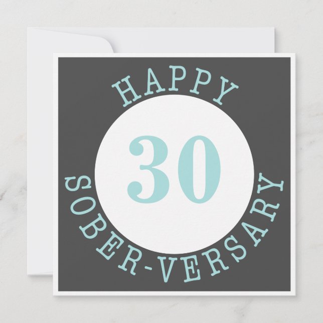 Happy Sober-versary Card (Front)