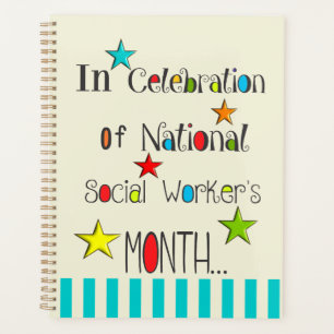Happy Social Worker's Month Appreciation Planner