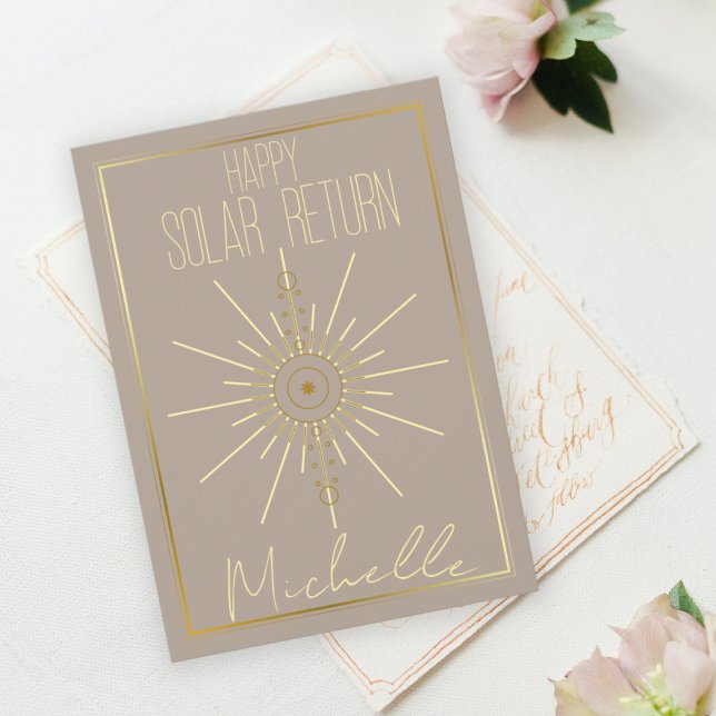 Happy Solar Return Astrology Birthday Card (Creator Uploaded)