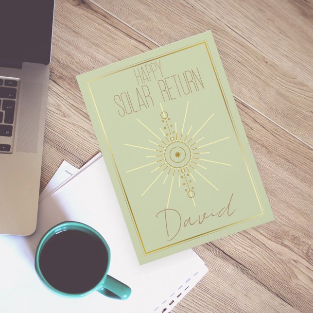 Happy Solar Return Astrology Birthday Card (Creator Uploaded)