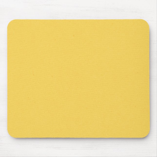 HAPPY SOLID YELLOW BACKGROUNDS WALLPAPERS TEMPLATE MOUSE PAD (Front)