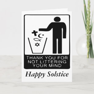 Happy Solstice Holiday Card