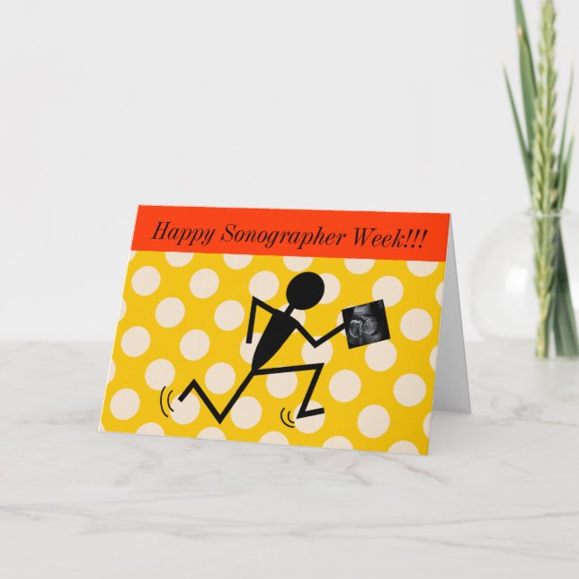 Happy Sonographer Week Cards (Front)