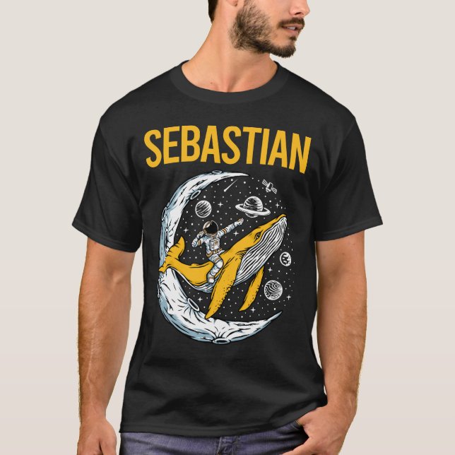 Happy Space - Sebastian Name T-Shirt (Front)