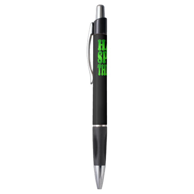 Happy Speech Therapist in Green Pen (Top (Vertical))